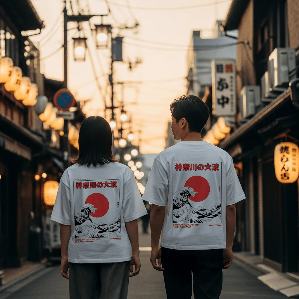 Kanagawa 2.0 - T-shirt japonais oversize - Image 8