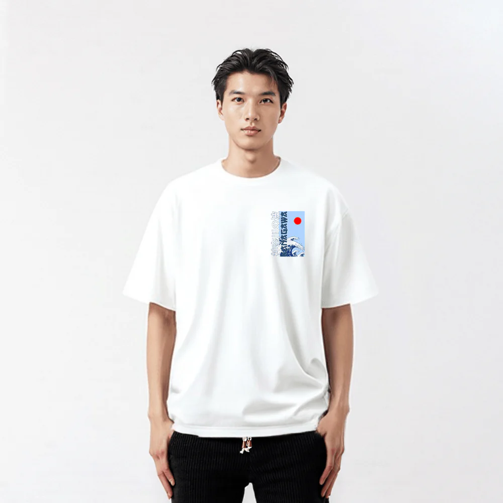 Kanagawa - T-shirt japonais oversize - Image 4