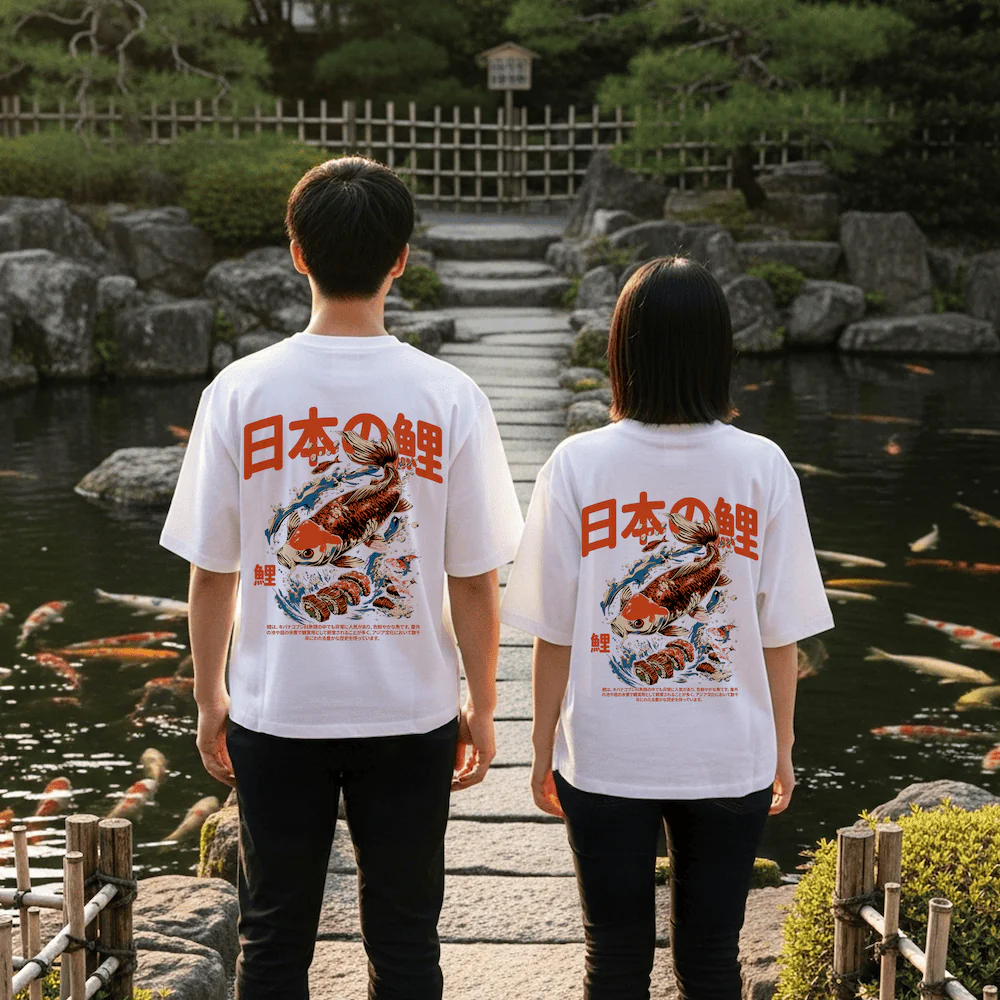 Koi 2.0 - T-shirt japonais oversize - Image 8