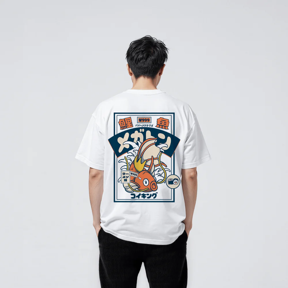 Koi - T-shirt japonais oversize - Image 3