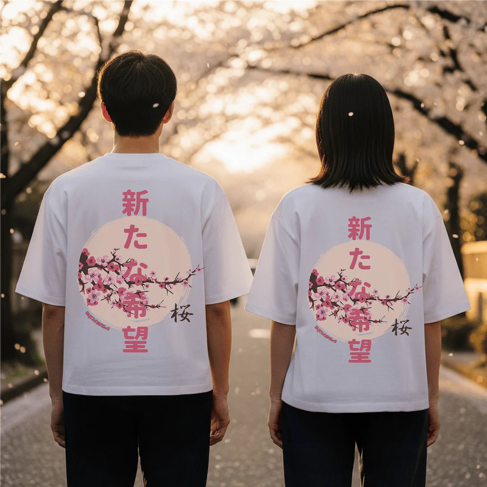 Sakura - T-shirt japonais oversize - Image 8