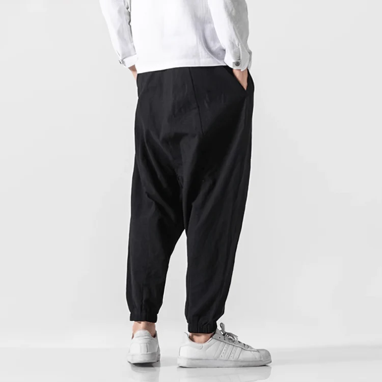 Shun - Pantalon harem confort en coton - Image 5
